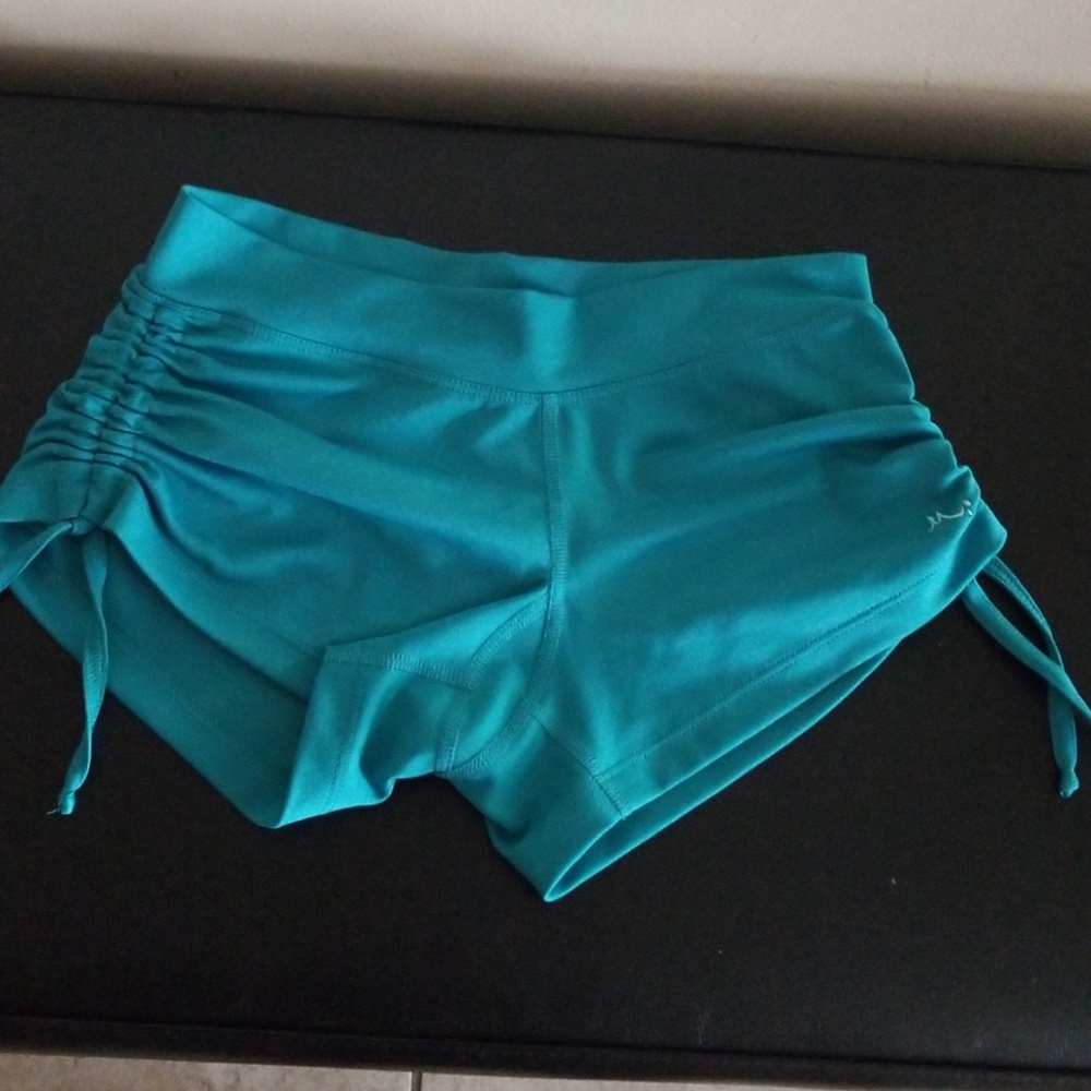Turquoise Mika Yoga Shorts